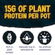 image 2 of Alpro 15g High Protein Tropical Fruit Dairy Free Soya Yoghurt Alternative 200g