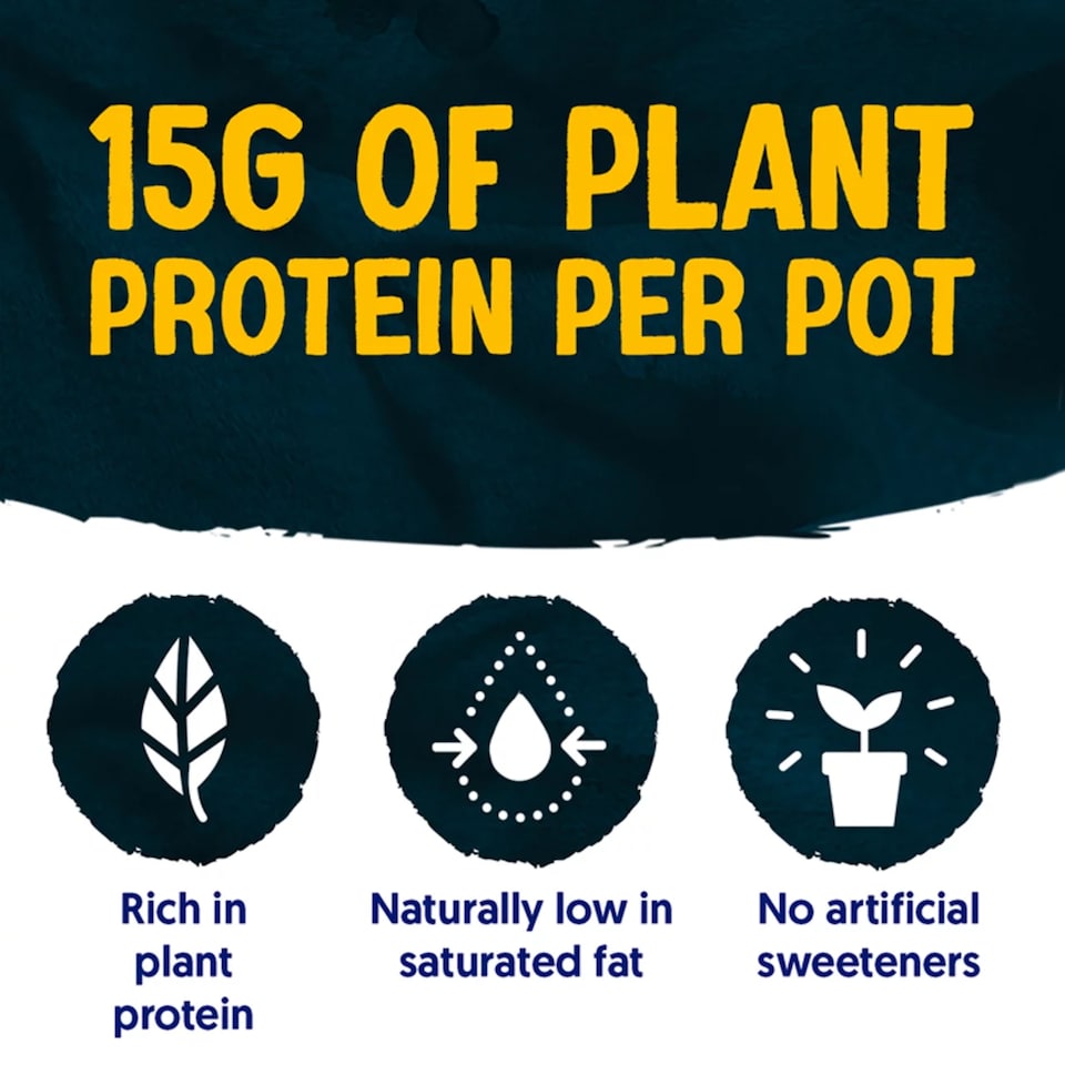 image 1 of Alpro 15g High Protein Tropical Fruit Dairy Free Soya Yoghurt Alternative 200g