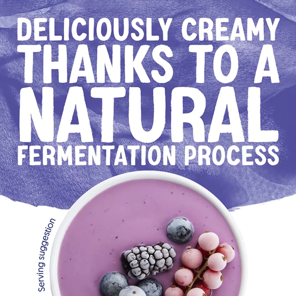 image 1 of Alpro Blackberry Raspberry & Cranberry Soya Dairy Free Yoghurt Alternative 4x125g