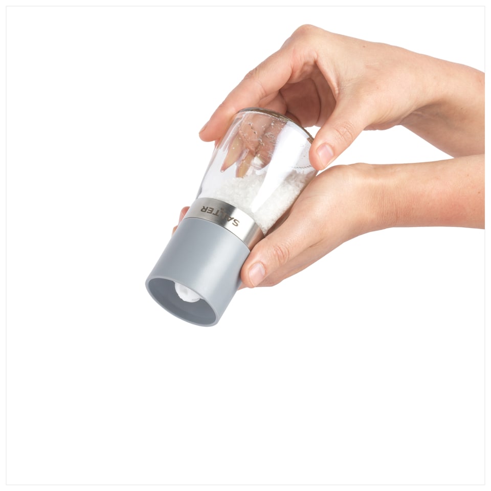 image 1 of Salter Grey Glass Mill Set