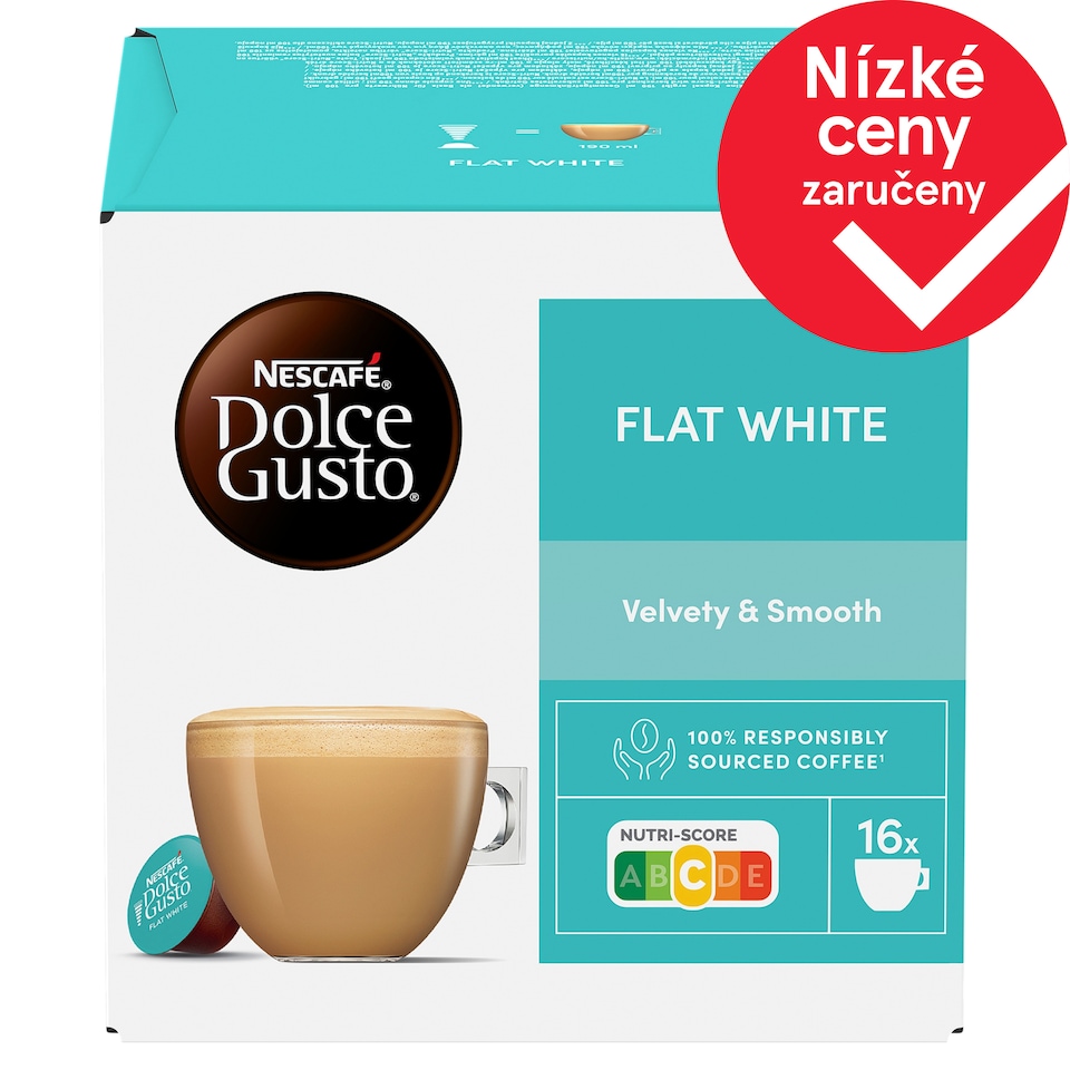 NESCAFÉ® Dolce Gusto® Flat White - kávové kapsle - 16 ks