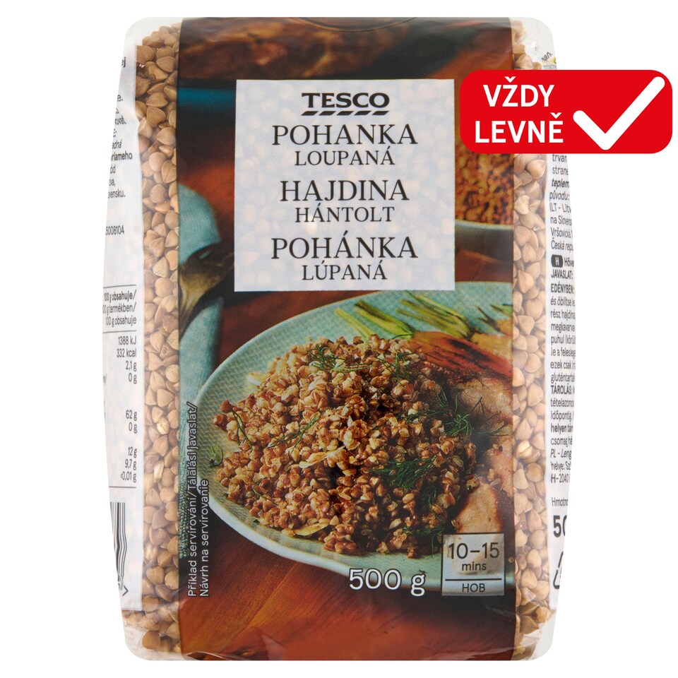 Tesco Shelled Buckwheat 500g