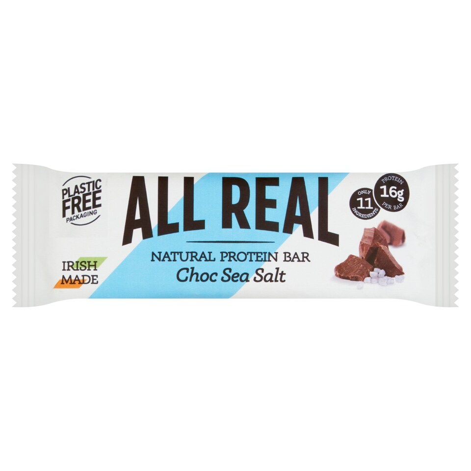 All Real Chocolate Sea Salt Natural Protein Bar 50g
