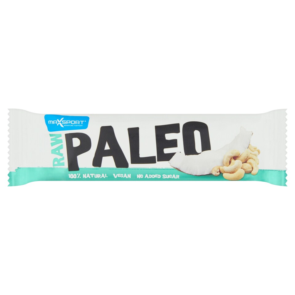 MaxSport Raw Paleo gluténmentes rudacska kókusszal és kesudióval 50 g