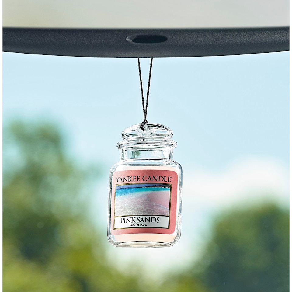 image 1 of Yankee Candle Pink Sands Car Jar Air Freshener