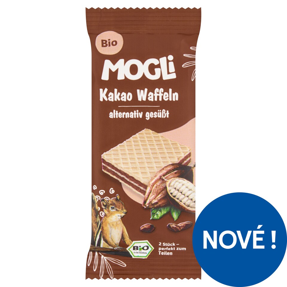 Mogli Organic Cocoa Wafers 15g