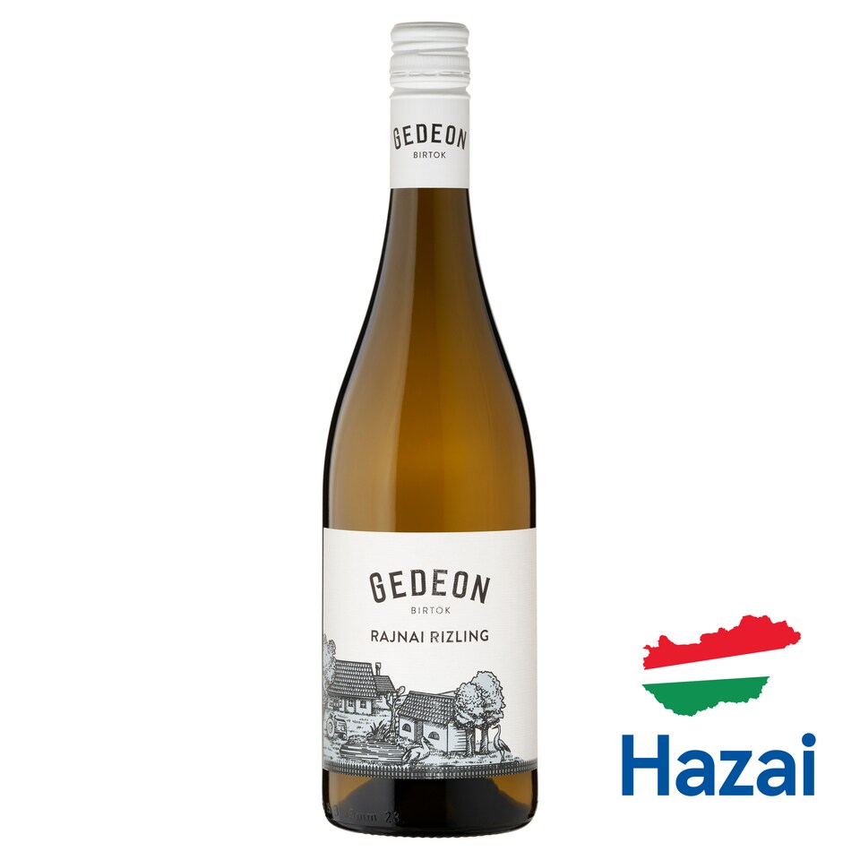 Gedeon Birtok Kunság Rajnai Rizling száraz fehérbor 12,5% 750 ml  1. kép