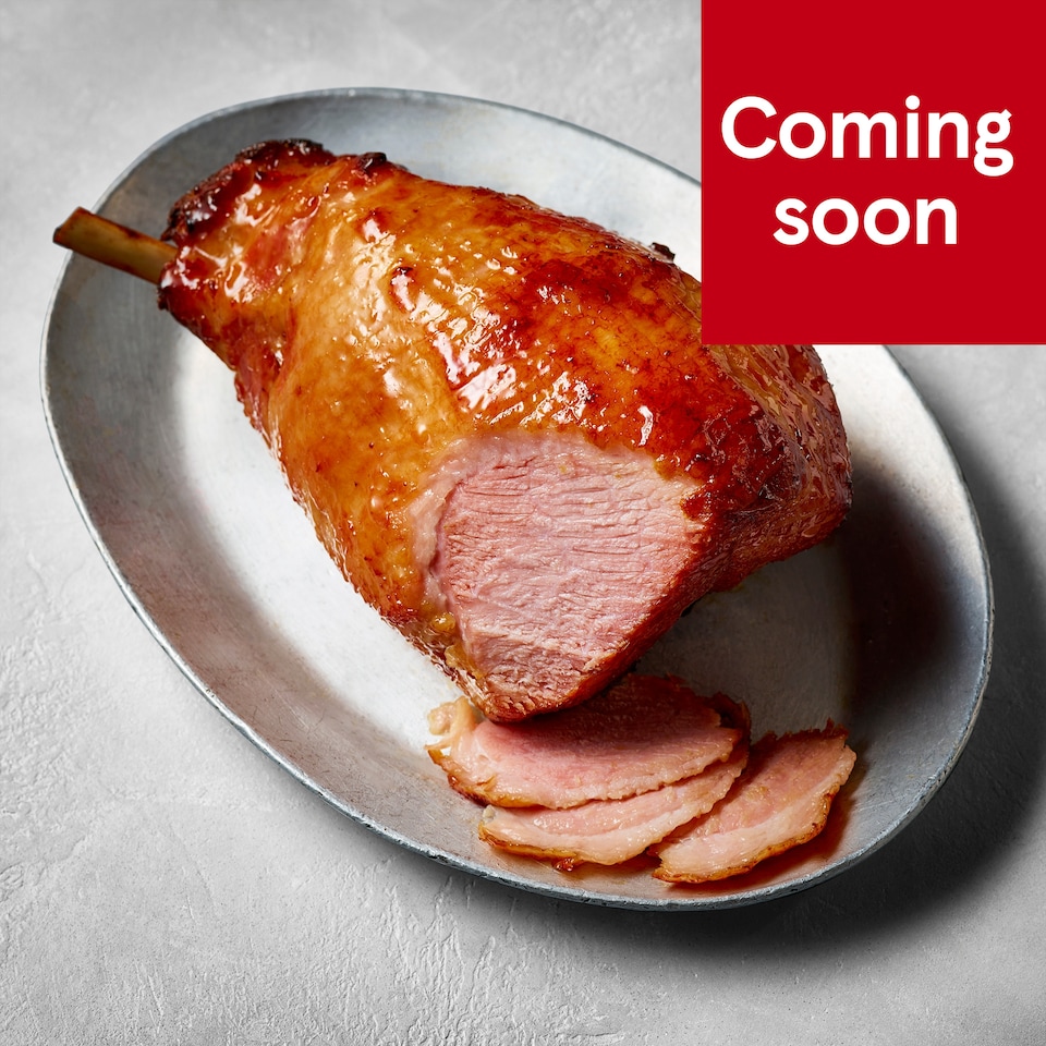 47. Tesco Finest Slow Cooked Bone-in Gammon with a Honey Glaze 1.67kg (Serves 8)