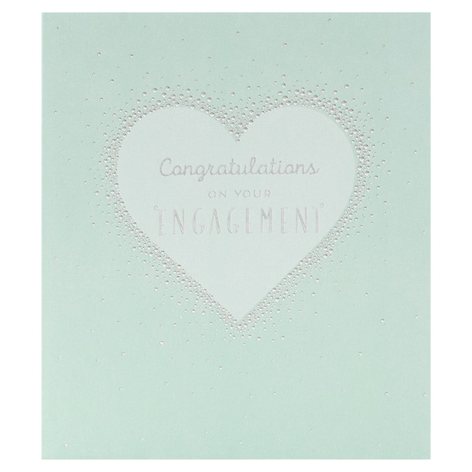 Carlton Engagement Card Heart