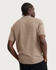 image 3 of F&F Pure Cotton Knitted Short Sleeved Polo Shirt in Brown