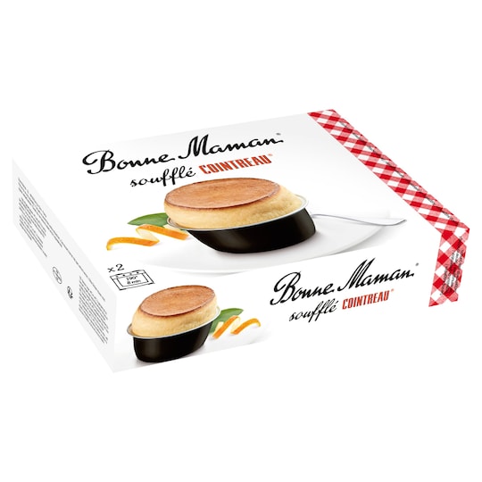 Bonne Maman Souffle With Cointreau 2X80g Tesco Groceries