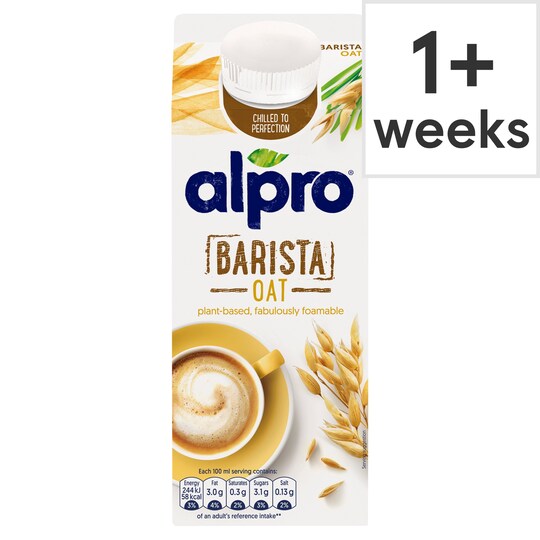 Alpro Barista Oat Chilled Drink 750Ml - Tesco Groceries