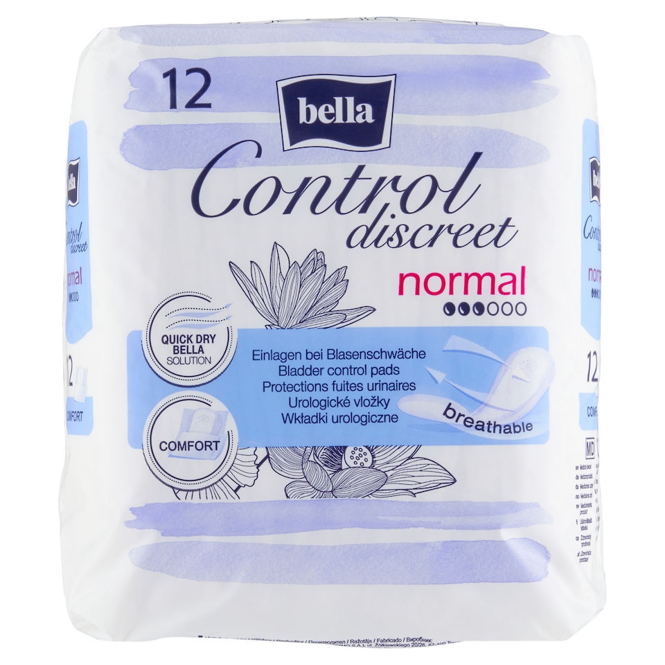 Bella Control Discreet Bladder Control Pads 12 pcs