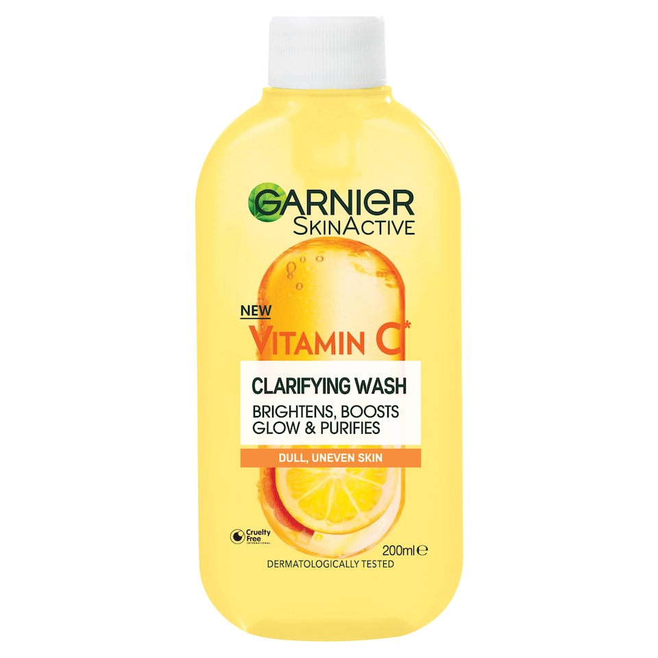 Garnier Skinactive Vitamin C Clarifying Wash 200ml