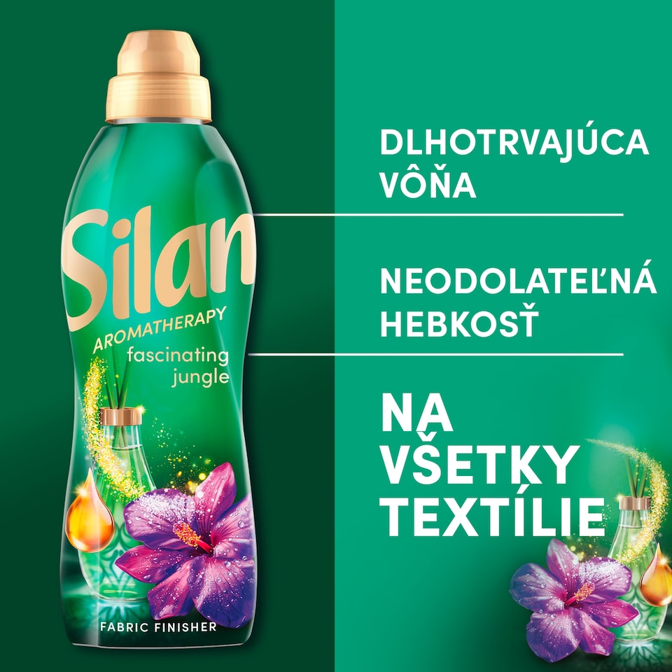 obrázok 1 z Silan aviváž Aromatherapy Fascinating Jungle 50 praní, 1100 ml