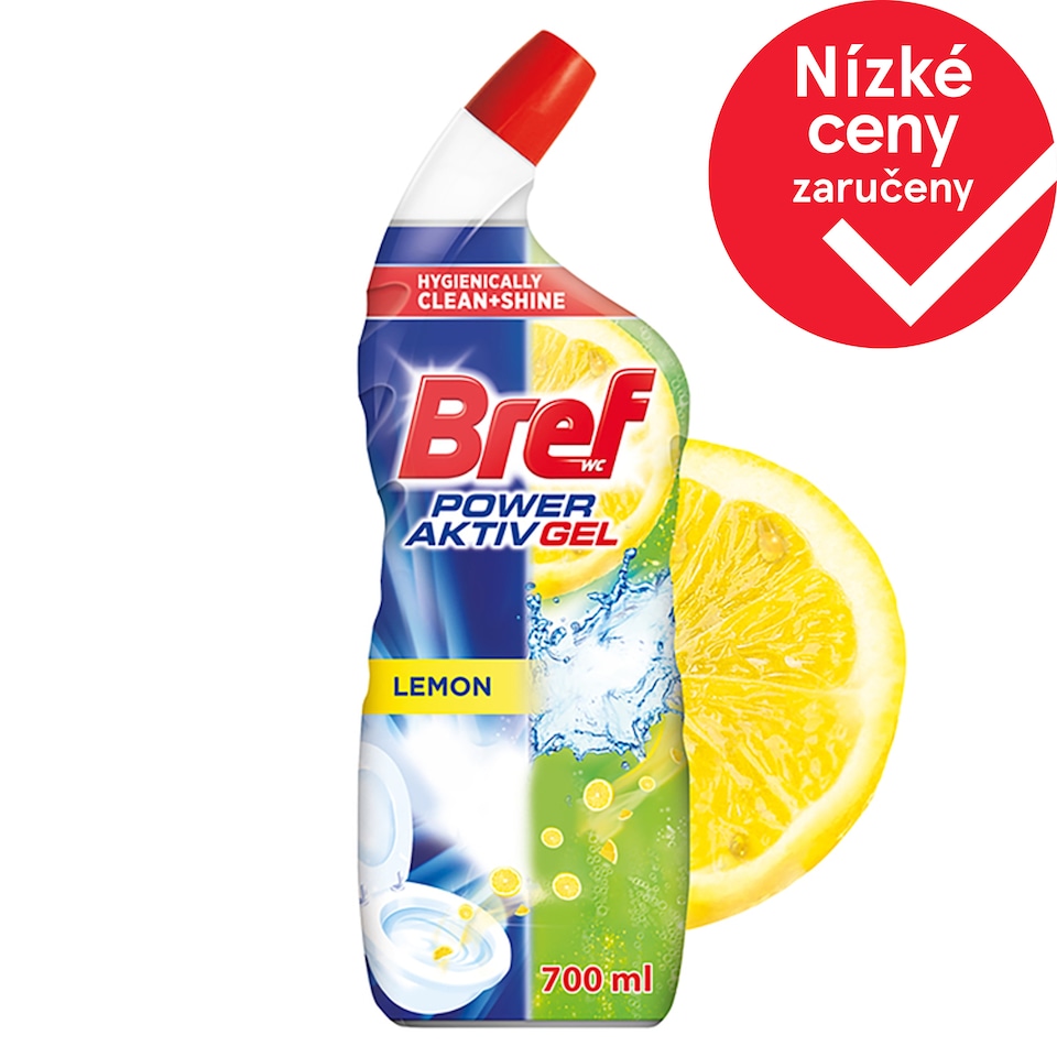 Bref Power Aktiv Gel WC čistič Lemon 700ml