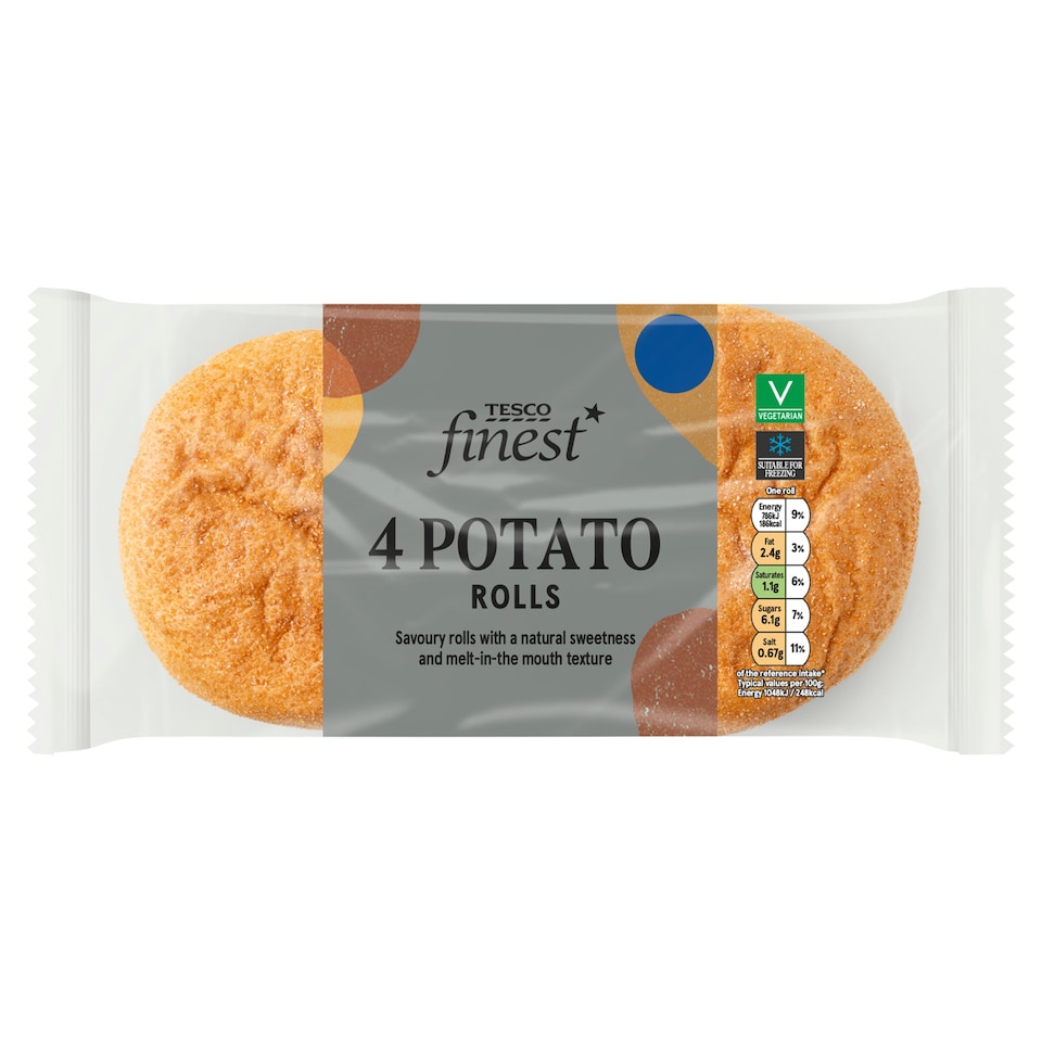 Tesco Finest 4 Potato Rolls
