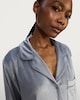 image 2 of F&F Velour Pocket Front Pyjama Set in Blue