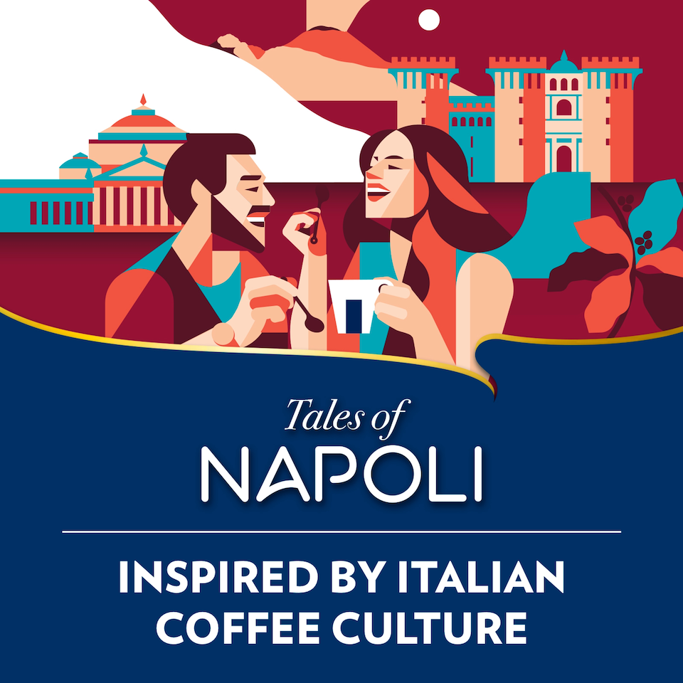 image 1 of Lavazza Tales of Napoli Coffee Beans 250g