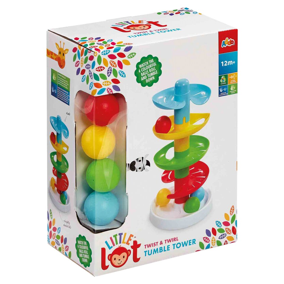 Addo Little Lot Twist & Twirl Tumble Tower játékszett 1. kép