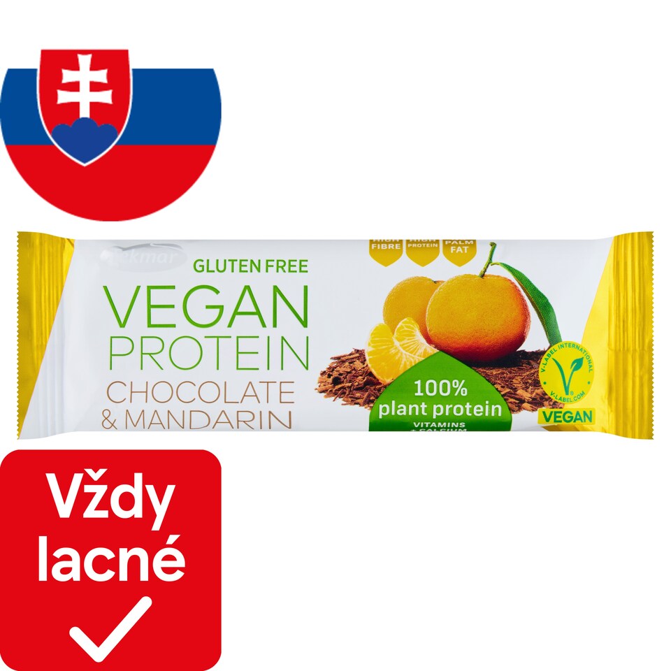 obrázok 1 z Tekmar Proteínová tyčinka v tmavej kakaovej poleve s príchuťou čokolády a mandarínky 40 g