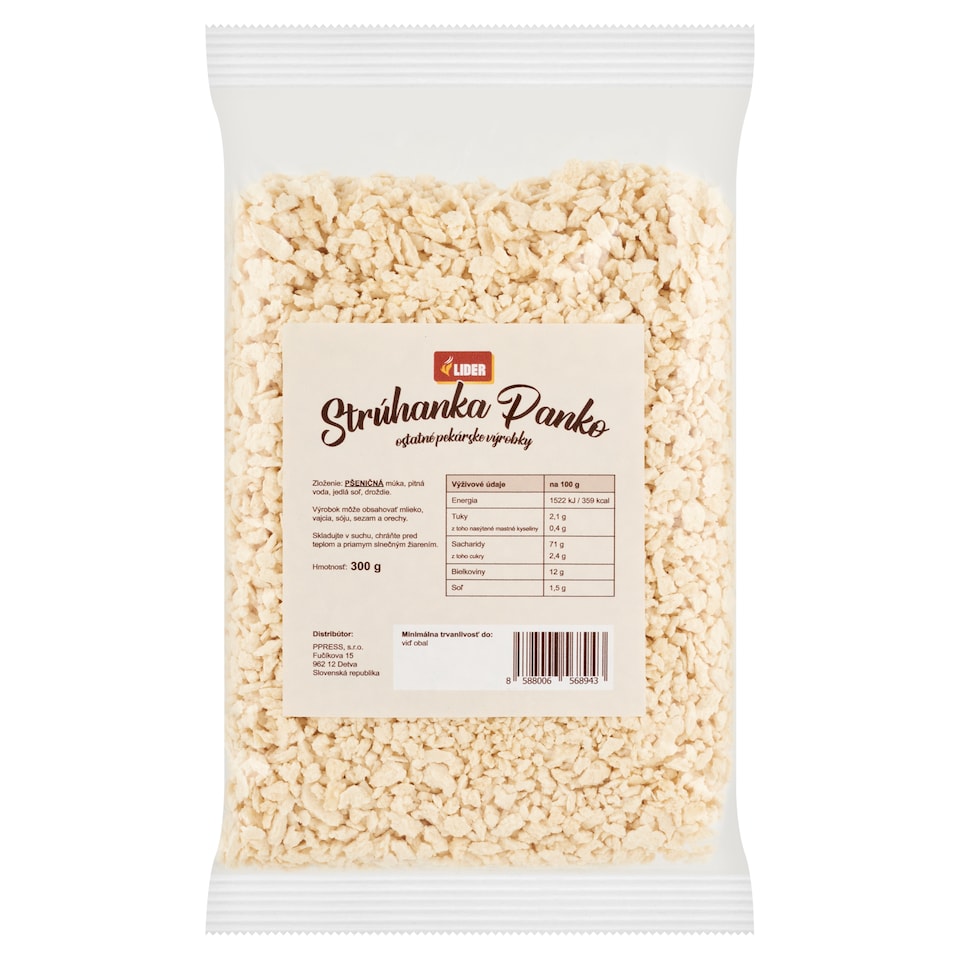 image 1 of Lider Panko Breadcrumbs 300 g