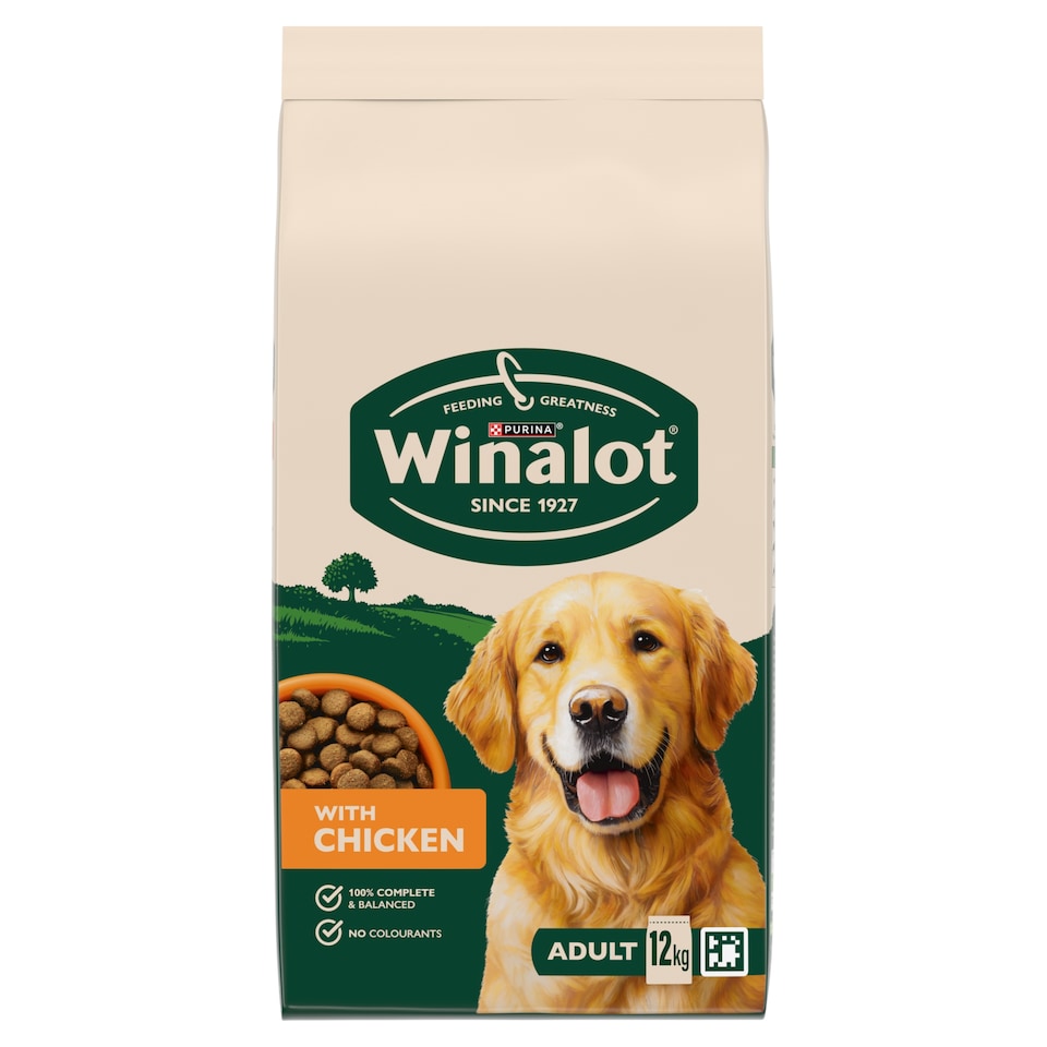 image 1 of WINALOT Chicken Dry Dog Food 12kg