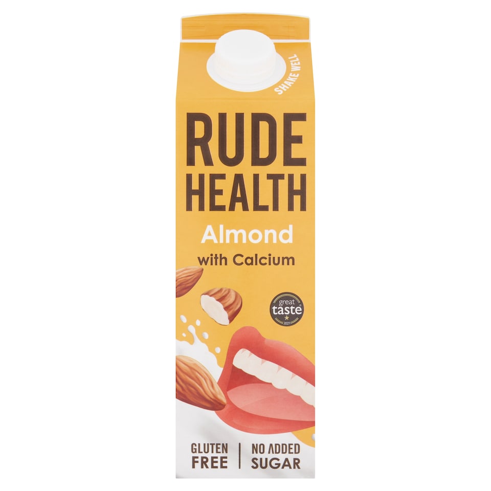 Rude Health Almond with Calcium Dairy Free Drink 1L