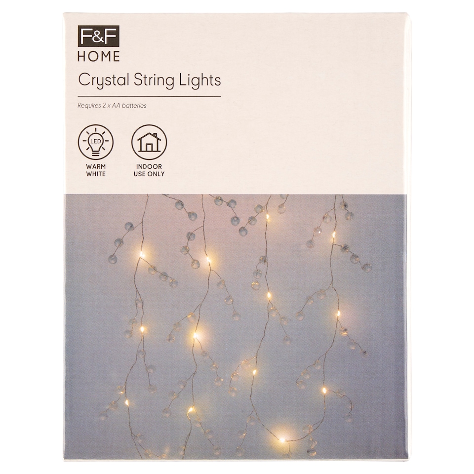 obrázok 1 z F&F Home Crystal svetelná reťaz na batérie