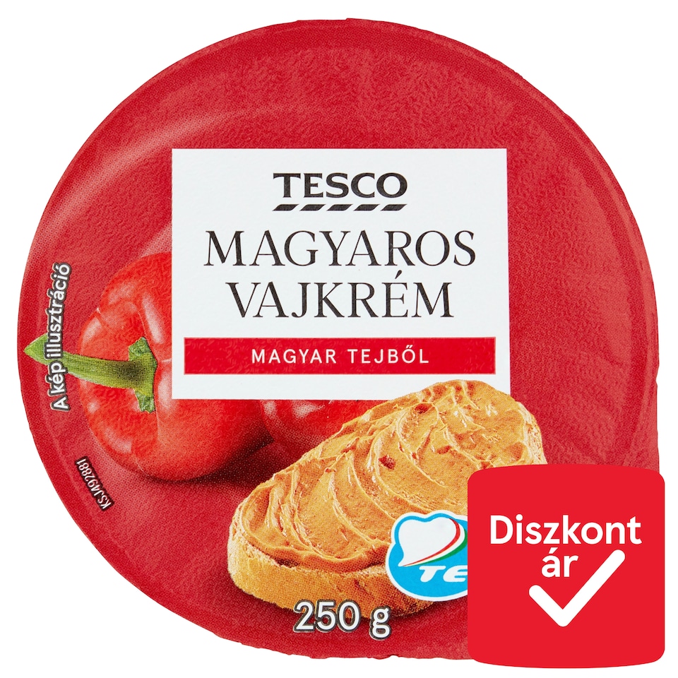 Tesco magyaros vajkrém 250 g