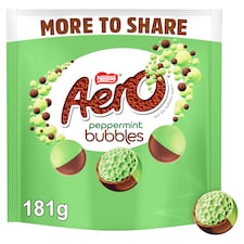 Aero Bubbles Peppermint Share Bag 181g