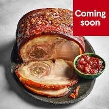 48. Tesco Finest Salt Aged Crackling Pork Noisette with Stuffing 2.3 - 2.7kg (Serves 8)