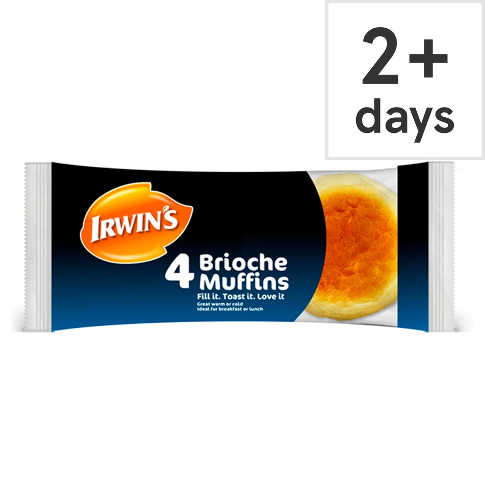 Irwin's Brioche Muffins 4 Pack
