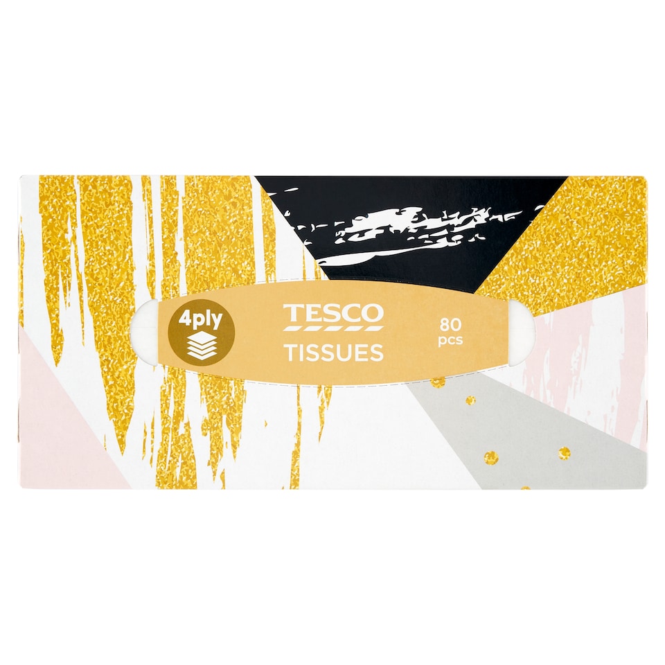 obrázok 1 z Tesco Papierové vreckovky 4 vrstvy 80 ks