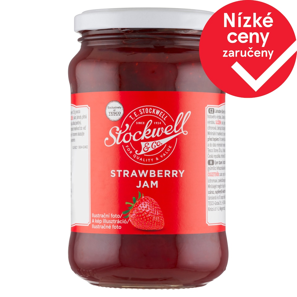Stockwell & Co. Jahodový džem 450g