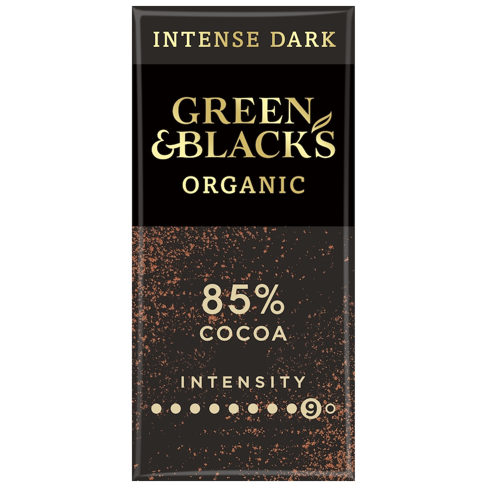 image 1 of Green & Black's Organic 85% Dark Chocolate Bar 90g