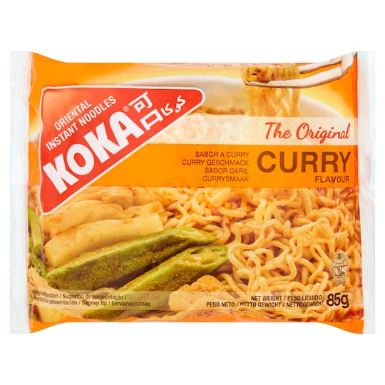 Koka Instant Noodles Curry Flavour 85G Tesco Groceries