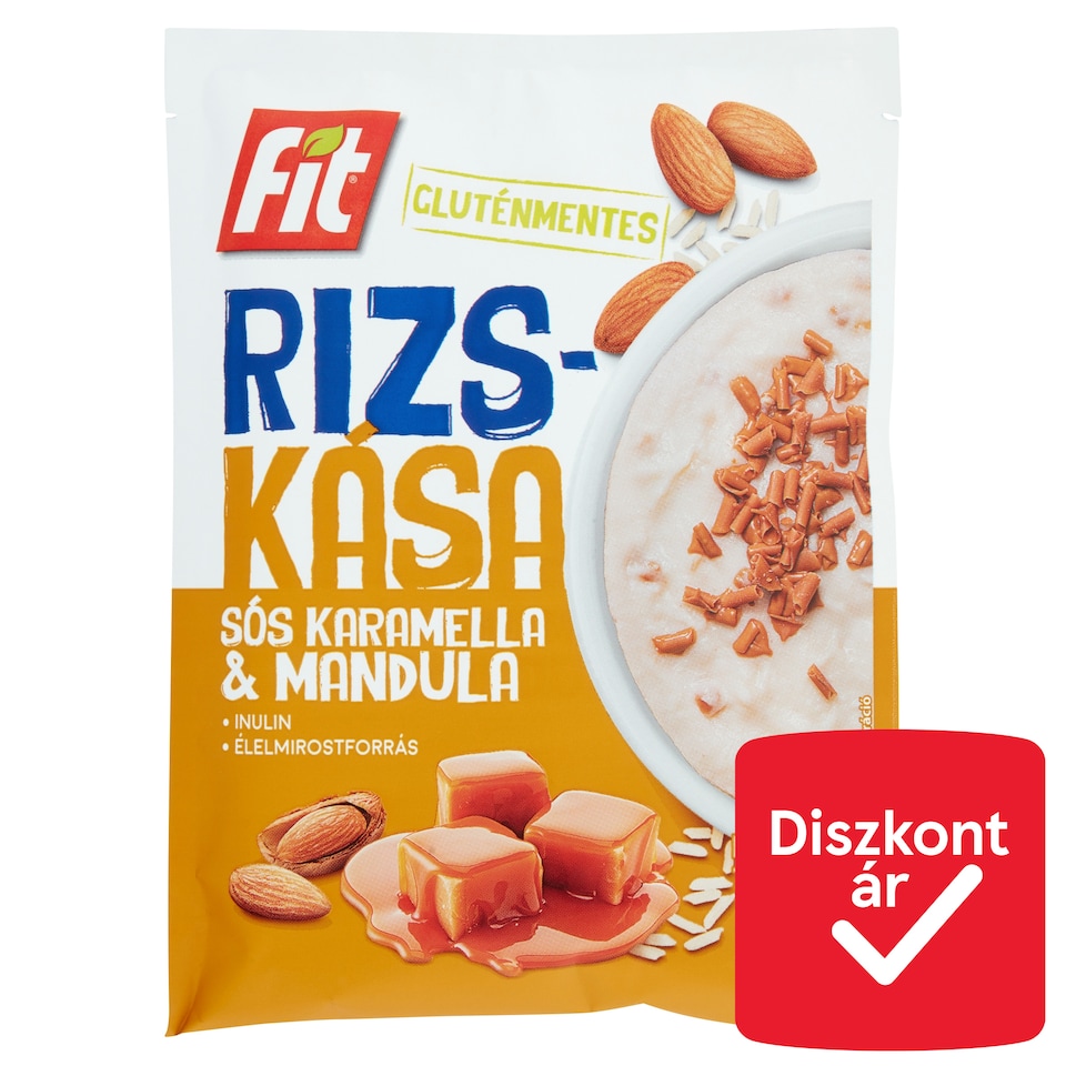 Fit Salted Caramel & Almond Flavoured Rice Porridge 60 g