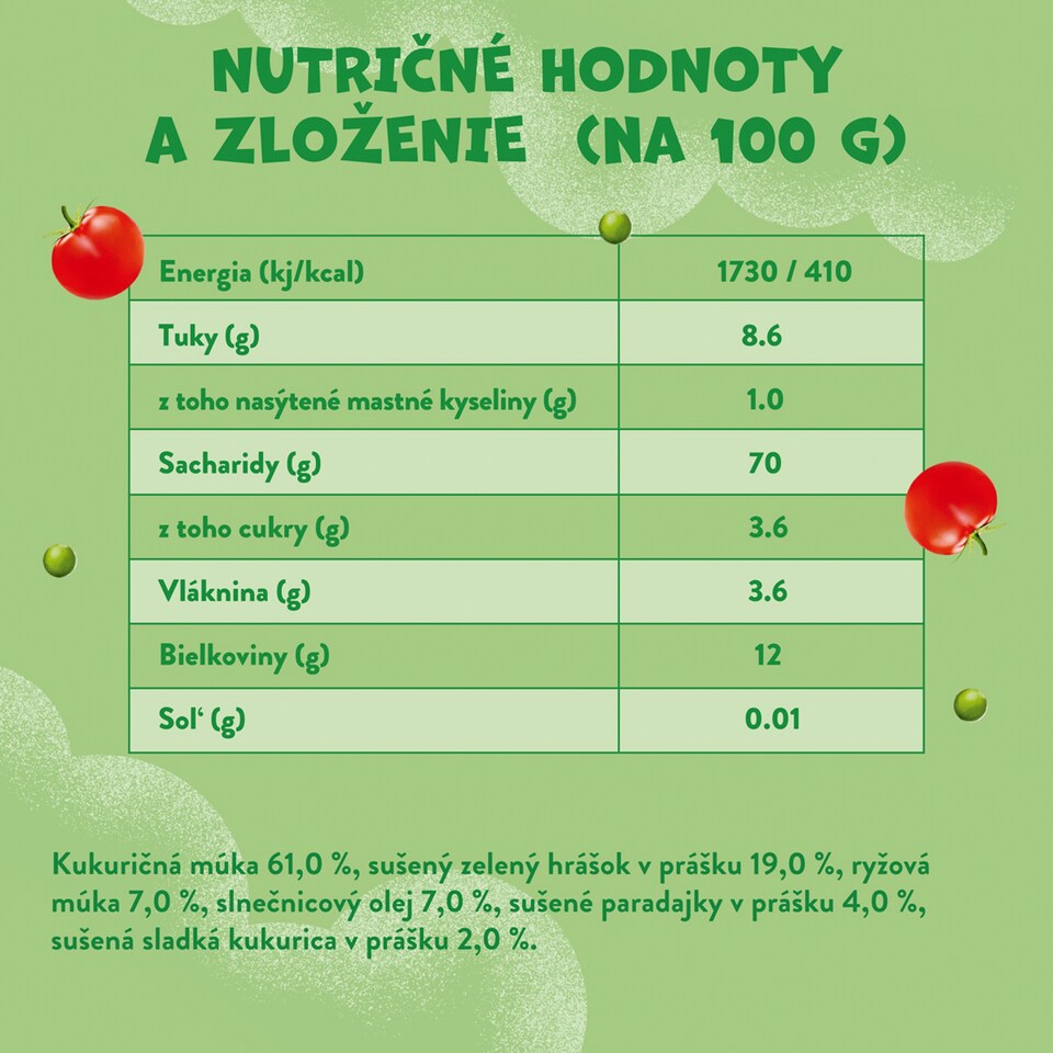 image 1 of Goodies zeleninové tyčinky 30 g