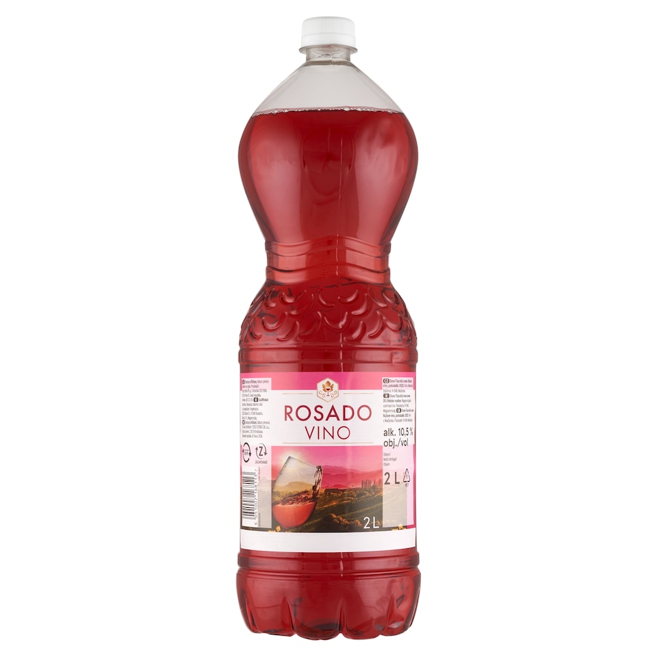 Rosado Vino Duna-Tisza közi cuvée růžové víno polosladké 2l