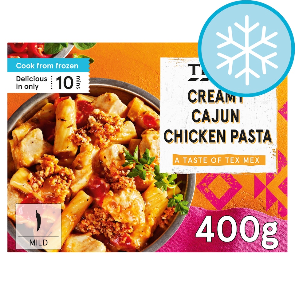 Tesco Creamy Cajun Chicken Pasta 400g