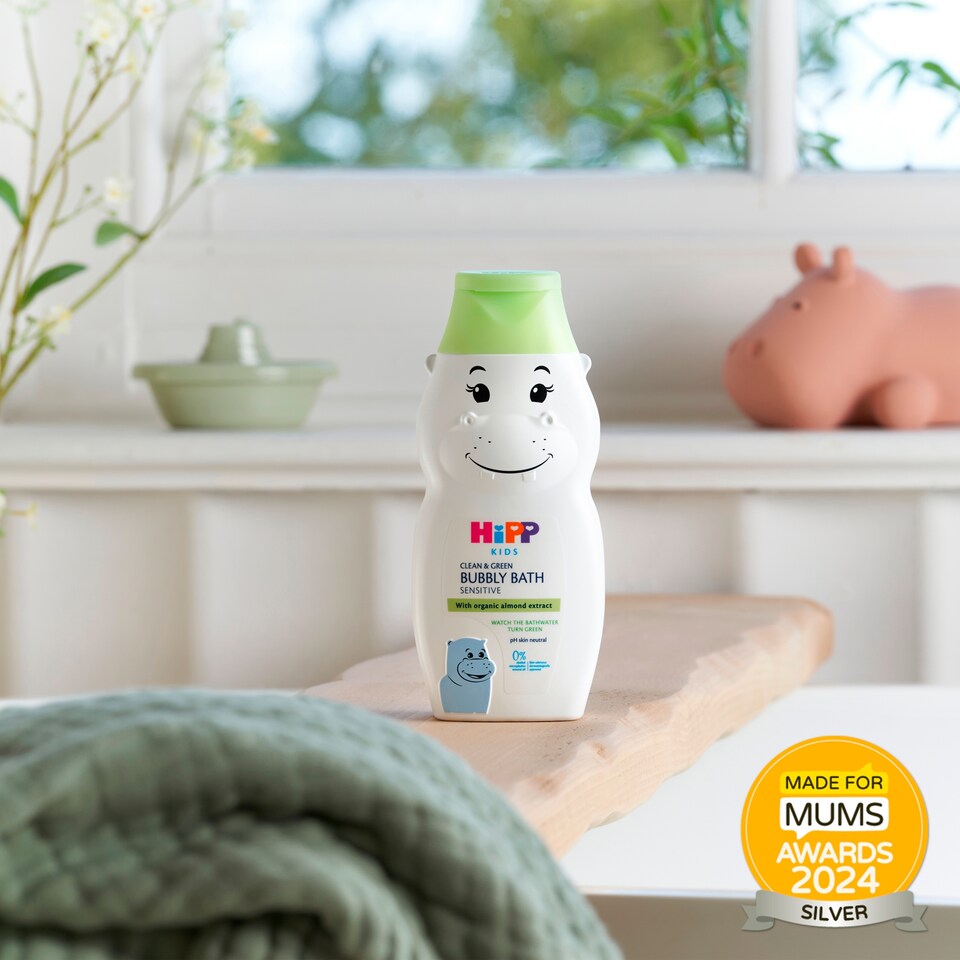 image 1 of Hipp Kids Free From Clean & Green Bubbly Bath 300Ml