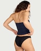 image 3 of F&F Cotton Rich Contour Secret Support Multiway Vest in Navy