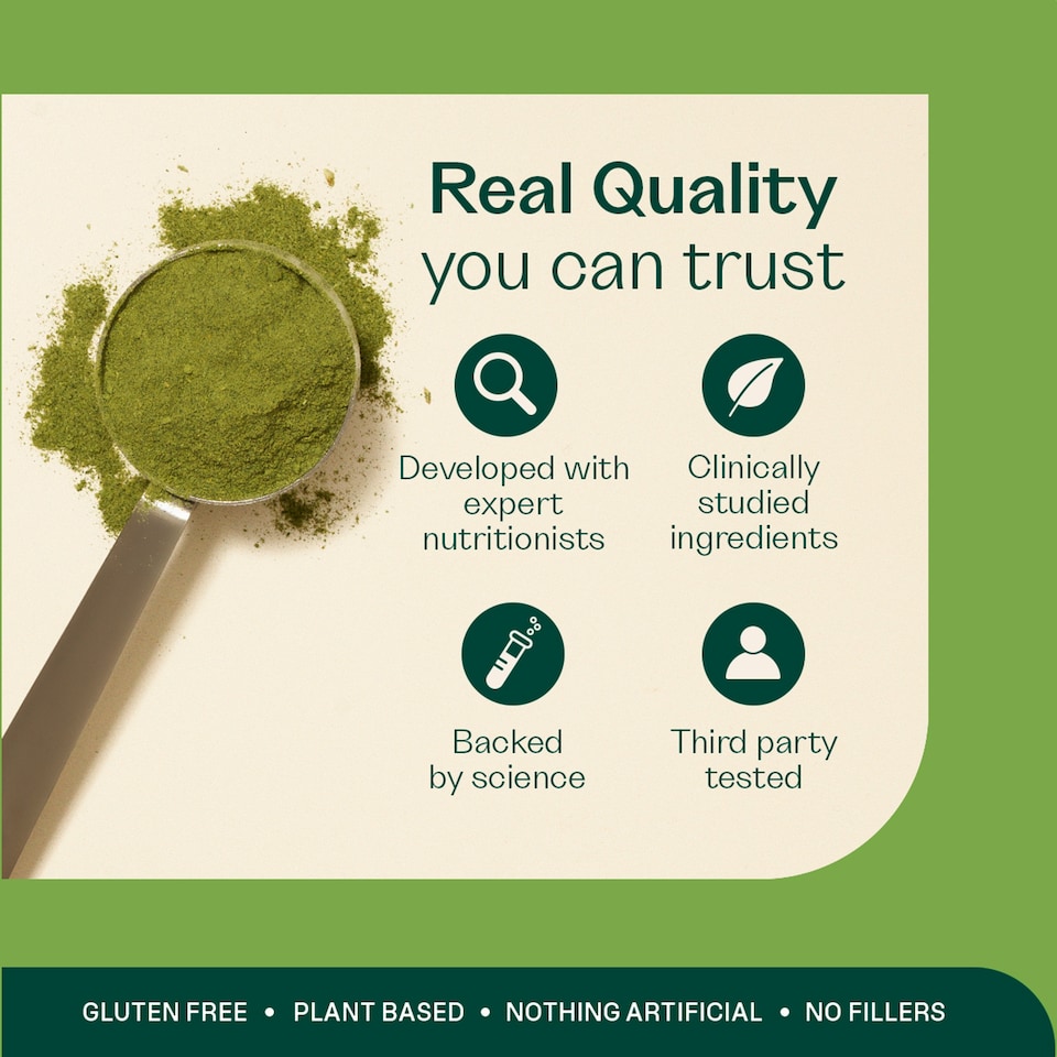 image 1 of Rheal SUPERFOODS Pineapple Clean Greens Superfood blend 7x5g