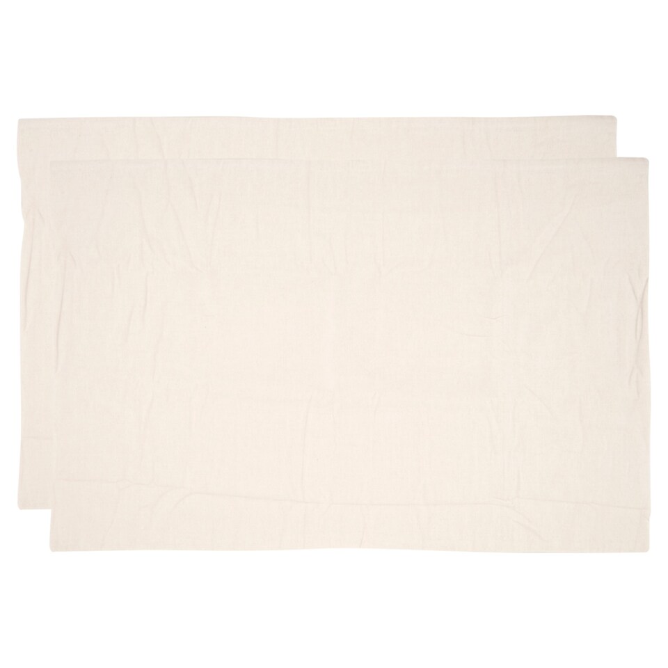 Tesco Oatmeal Brushed Pillowcase Pair Tesco Groceries