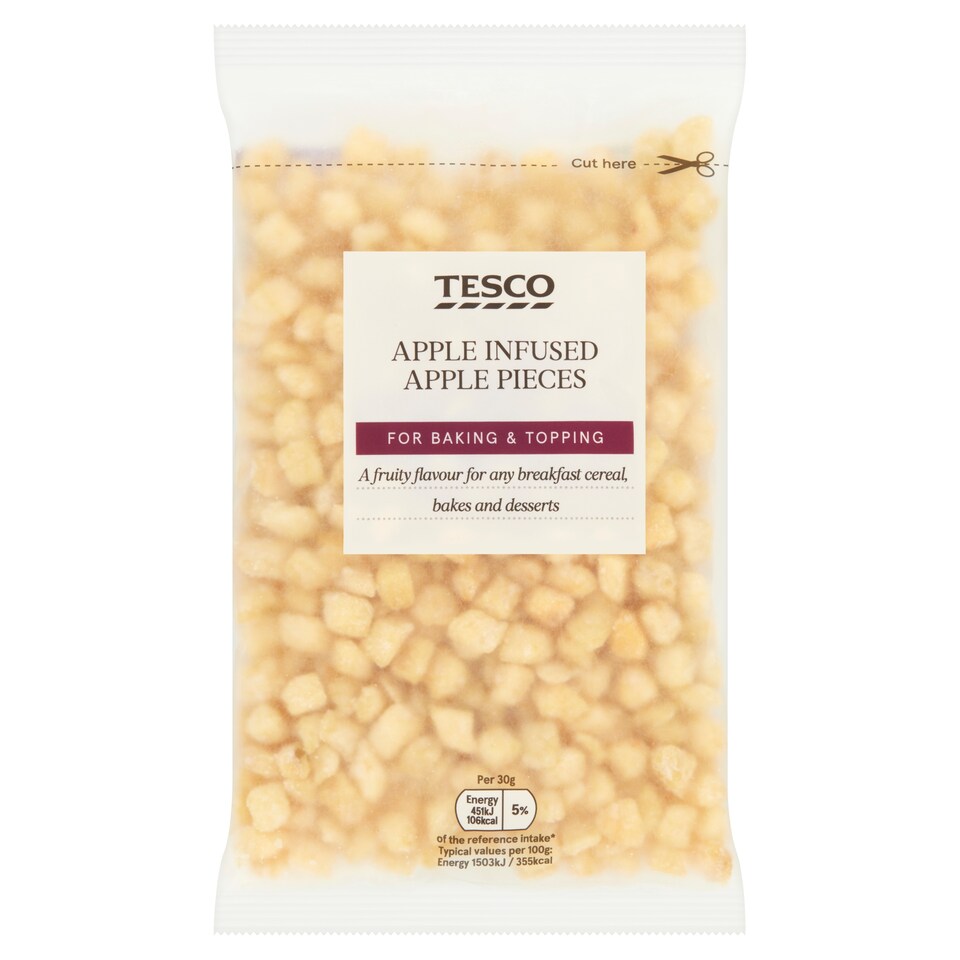 Tesco Apple Infused Apple Pieces 100G