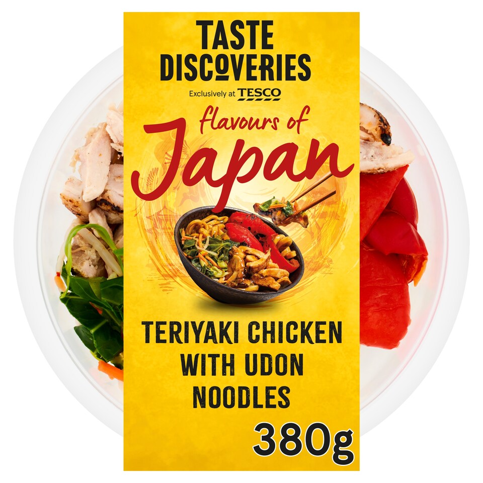 image 1 of Tesco TASTE DiSCOVERIES Flavours of Japan Teriyaki Chicken With Udon Noodles 380g