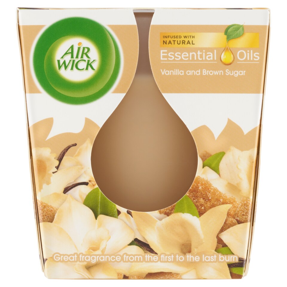 Obrázek 1 pro produkt Air Wick Essential Oils Svíčka vanilka a karamel 105g