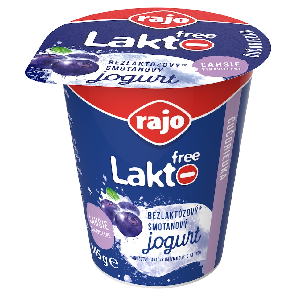 image 1 of Rajo Lakto Free Cream Yogurt Blueberry 145 g