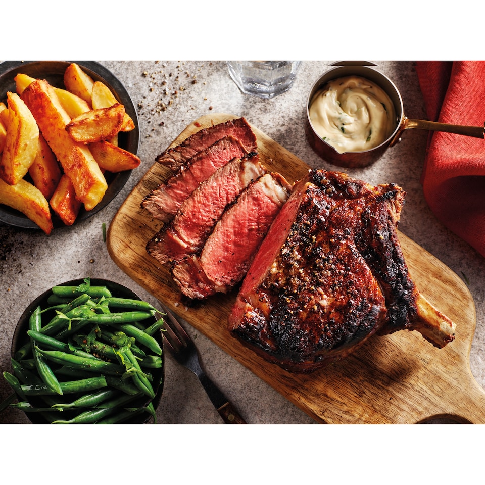 image 1 of Tesco Finest 30 Day Matured AA Cote Du Boeuf Sharing Steak